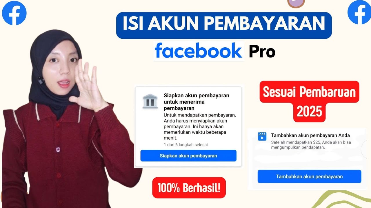 UPDATE 2025 | CARA MENGISI AKUN PEMBAYARAN FACEBOOK PROFESIONAL || CARA GAJIAN DI FB PRO
