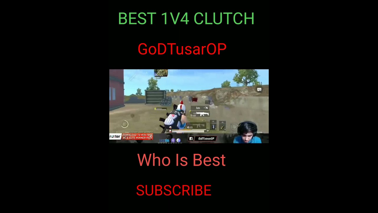 #godtusarop #godsunnyyt GoDTusarOP AND GoDSunny YT BEST 1V4 CLUTCH VIEDO | PUBG MOBILELITE GAMEPLAY