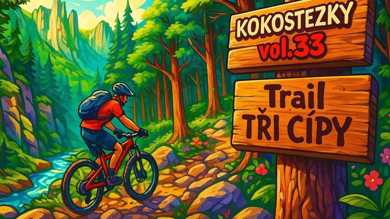 🎬 KOKOSTEZKY vol. 33: Traily TŘI CIPY #1 #2 🌲 | Dvojitá dávka techniky a jízdy z Máchova kraje 🚵‍♂️🔥