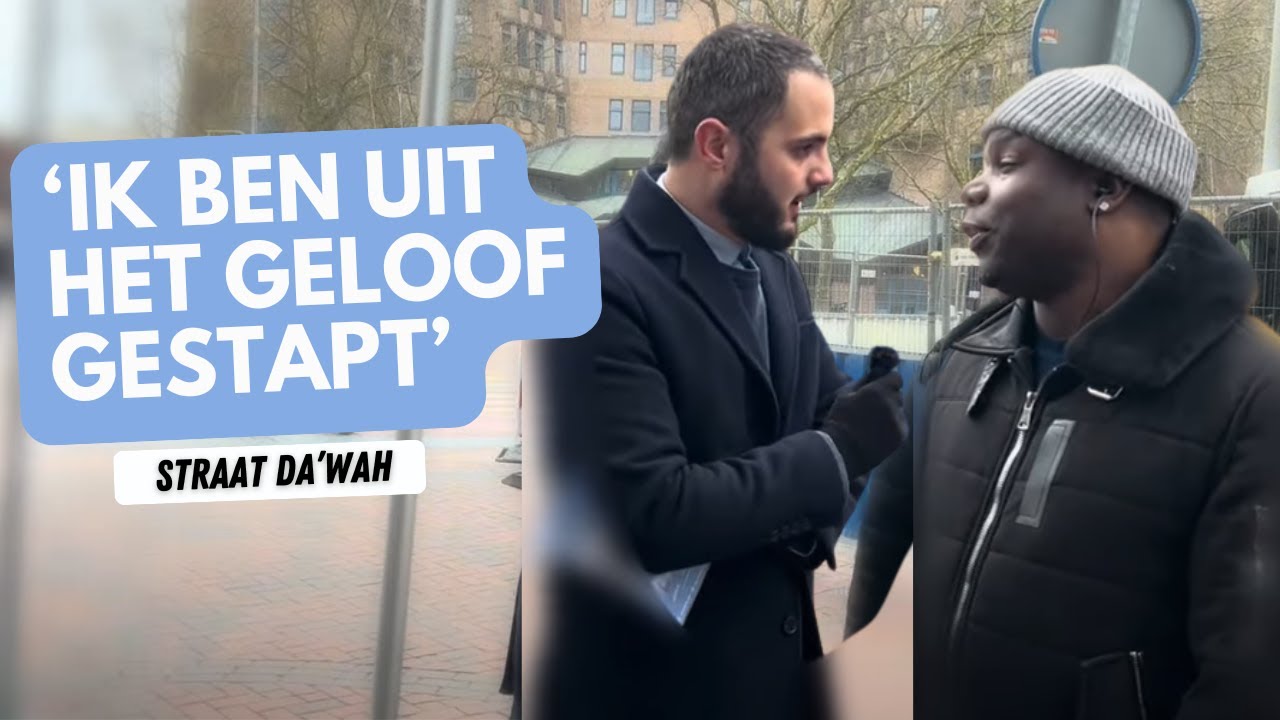 PERSOON DIE UIT HET GELOOF IS GESTAPT - STRAAT DA’WAH - BENIEUWD NAAR HET RESULTAAT?