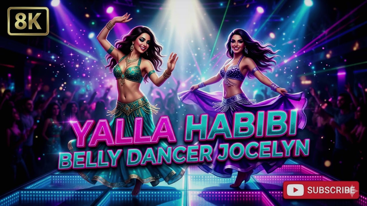 Yalla Habibi Belly dancer | Remix Arabic music 