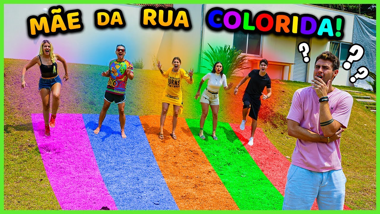 MÃE DA RUA COLORIDA COM TODOS NA CASA NOVA!! ( NOVO MINI GAME ) [ REZENDE EVIL ]