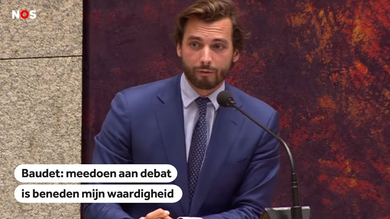 BAUDET:  Manier van debatteren in Tweede Kamer leidt volgens de FvD-leider  tot niets