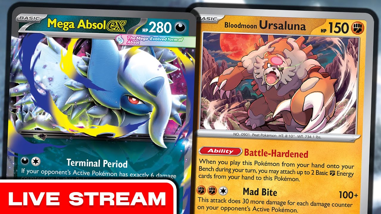 Mega Absol & Bloodmoon Ursaluna Gameplay - Stream VOD