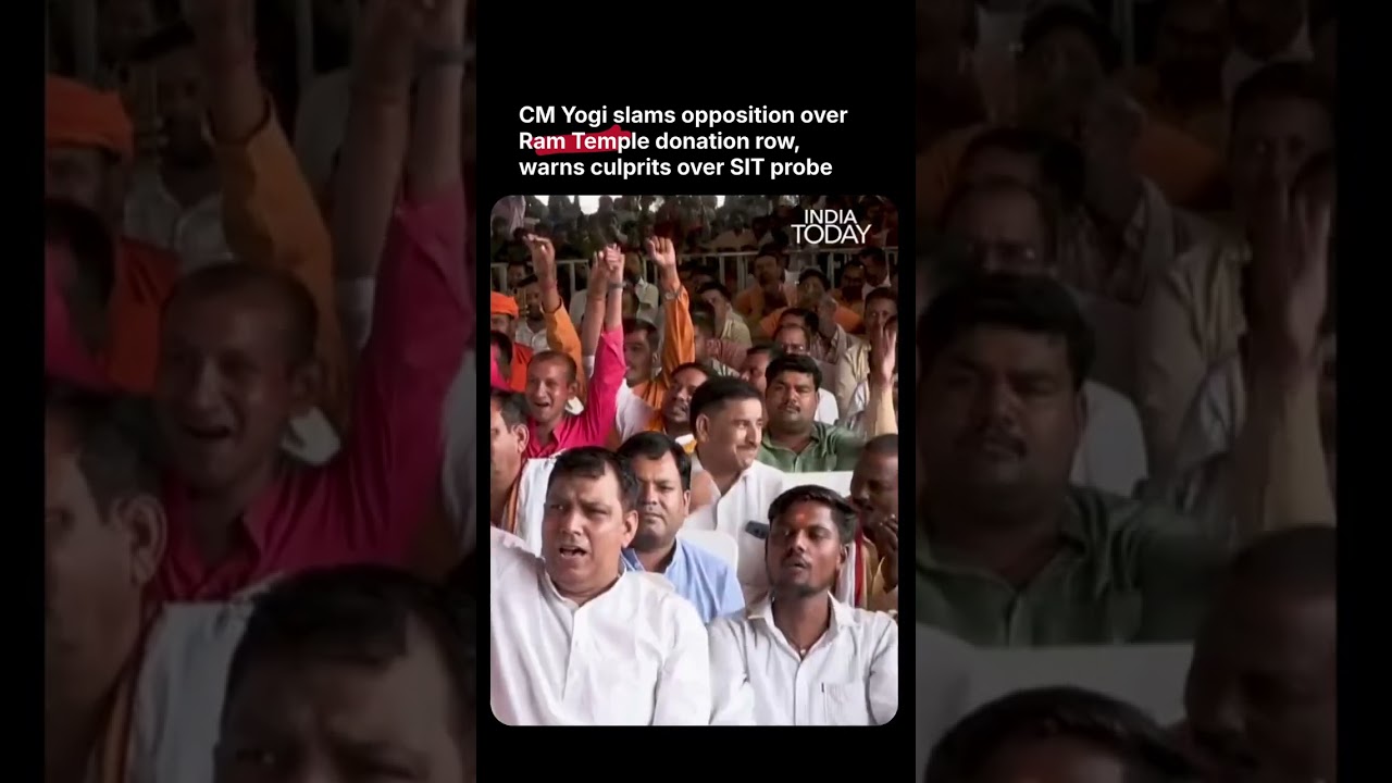 Yogi Adityanath Defends Ayodhya, Orders SIT Probe Into Ram Temple Donation Row #cmyogi #rammandir