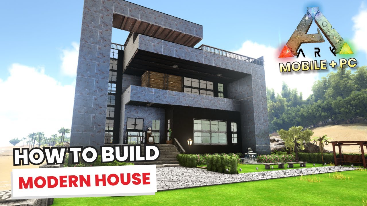 Bikin Rumah Modern di Ark Mobile & PC? Ini Caranya! | Ark Survival Evolved Indonesia