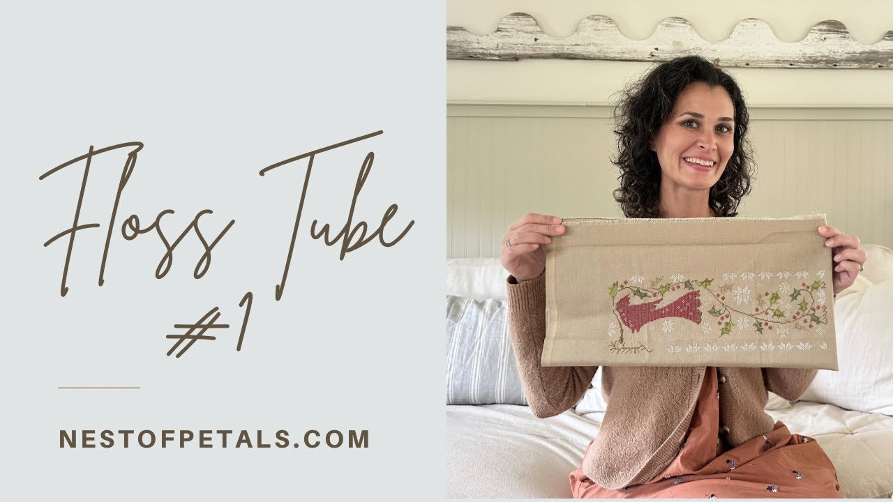 FlossTube #1 - Intro, Finish, WIPs and Haul #flosstube #crossstitch #craft #stitching #crafter
