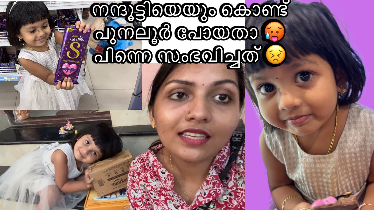 നന്ദൂട്ടിയുമായി പുനലൂർ ഇറങ്ങിയതാ പിന്നെ നടന്നത് 🥵👆#youtube #familyvlog #cutelove