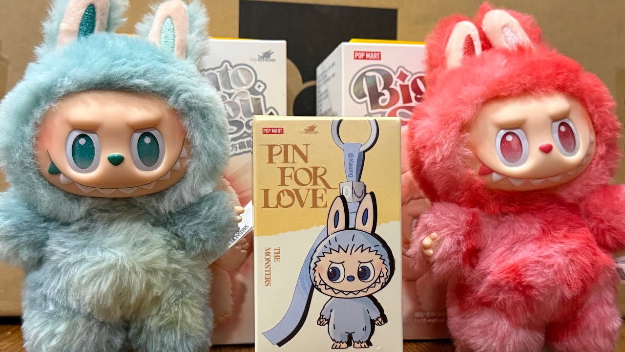 ASMR - Reverse Unboxing - PopMart Labubus - HAS - BIE - MAC - PFL