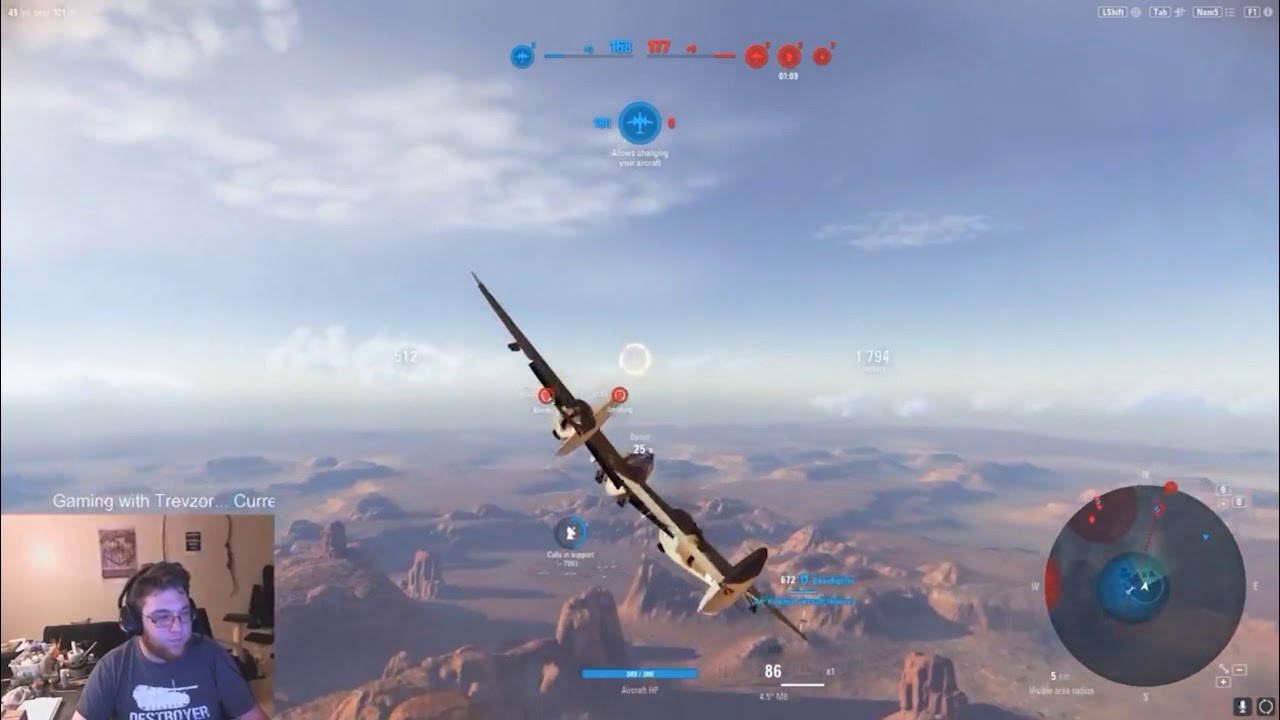 World of Warplanes &ndash; Live Gameplay #14 with Trevzor!