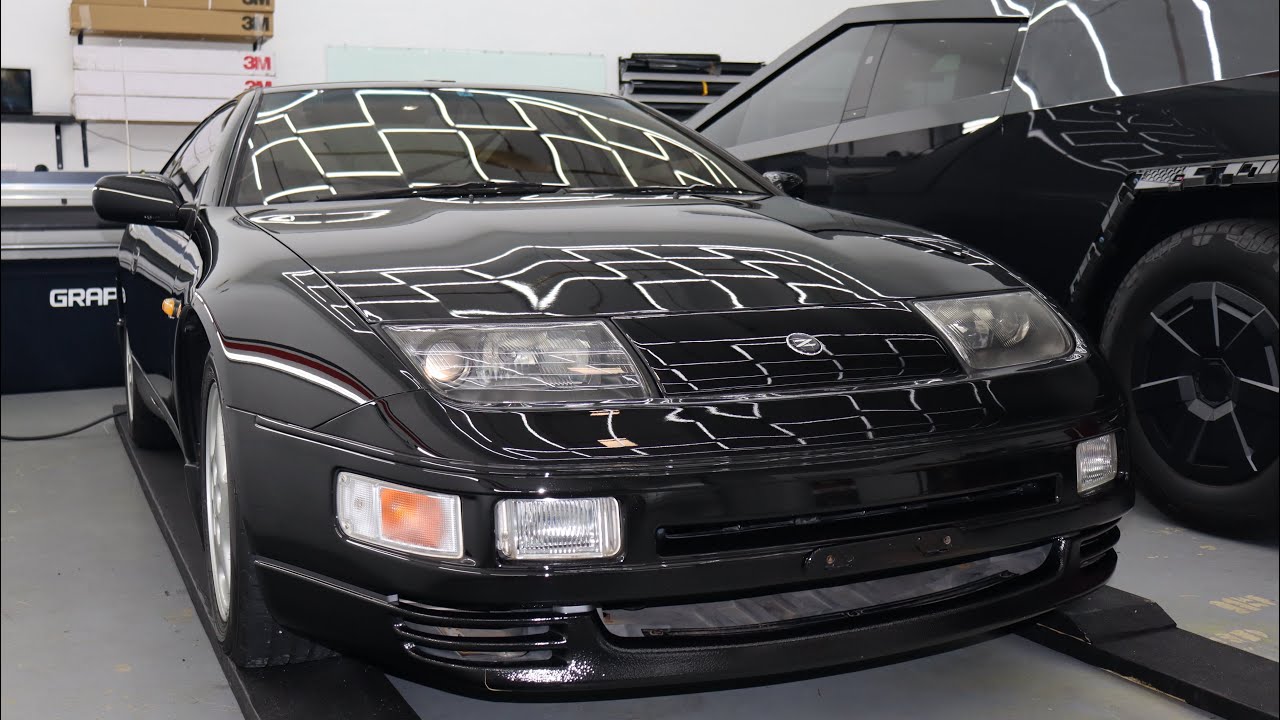 From Swirls to Shine | 1989 Nissan 300ZX Gets Full Paint Correction + Ceramic Coating in Miami, FL  