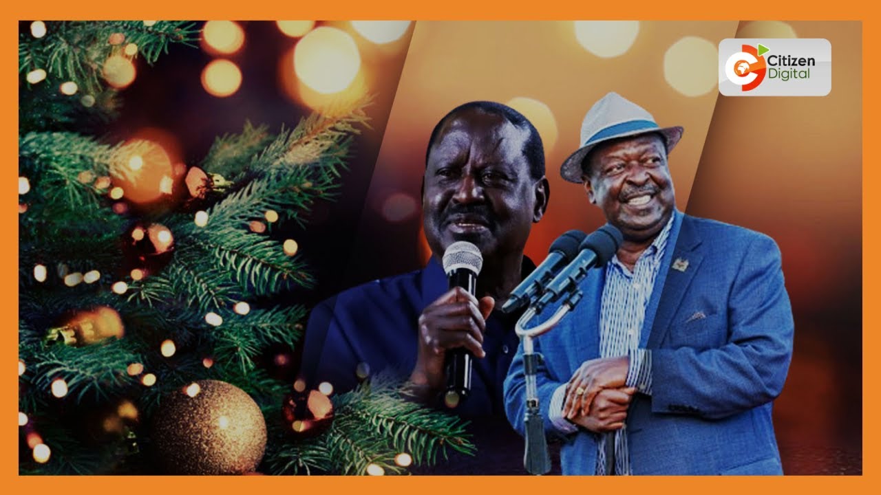 Raila Odinga attends Christmas church service in Bondo