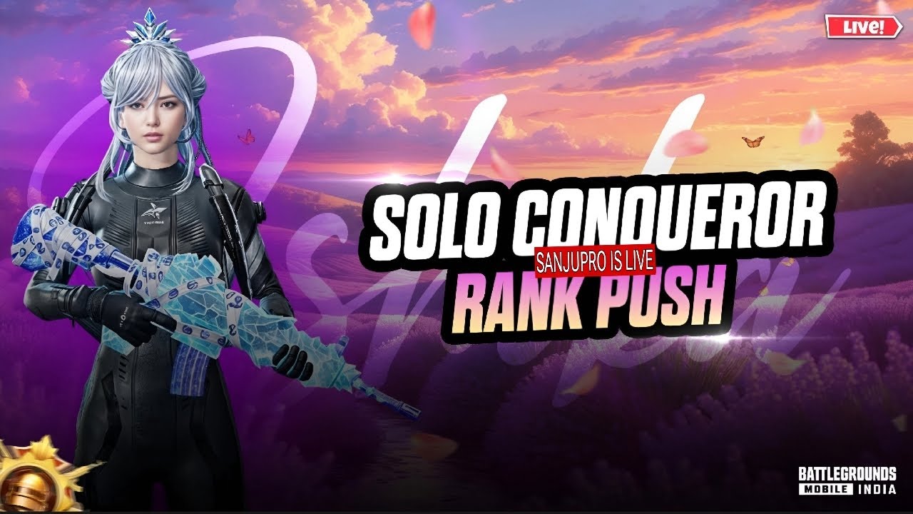 Bgmi PUBG Live streaming of Sanju Pro
