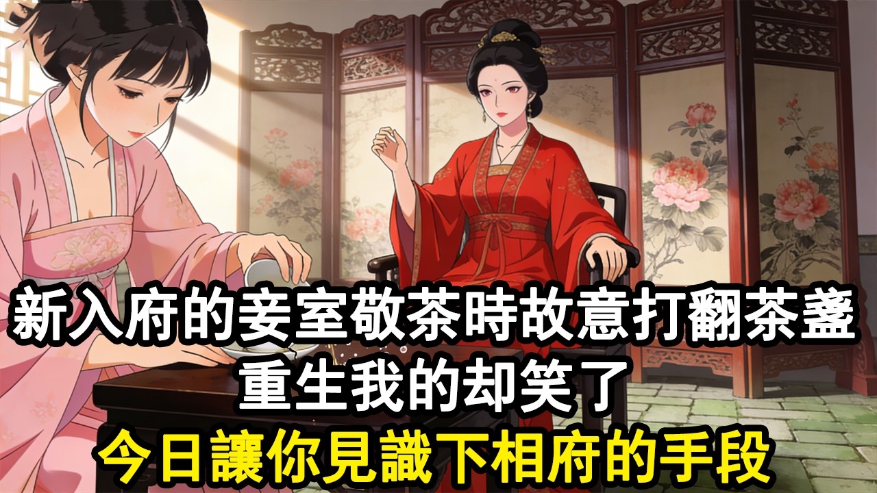 【古言故事】新入府的妾室敬茶時故意打翻茶盞，重生我的卻笑了，今日讓你見識下相府的手段#小說 #重生 #古言