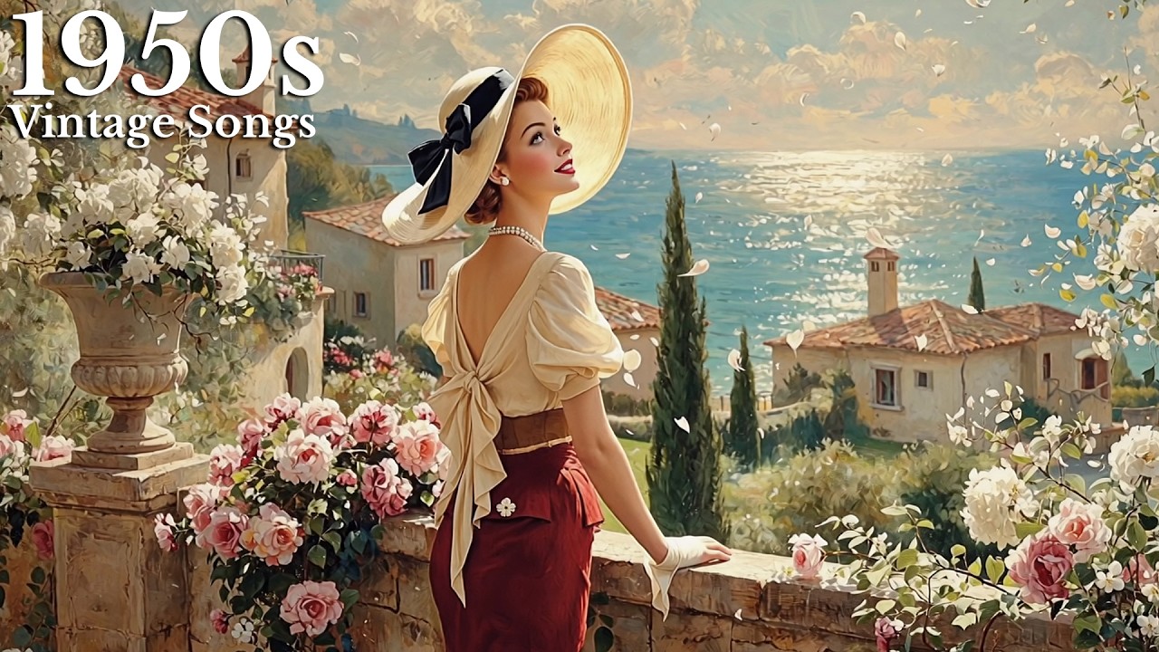Romantic 1950s Spring Caf&eacute; in Amalfi | Nostalgic Vintage Songs