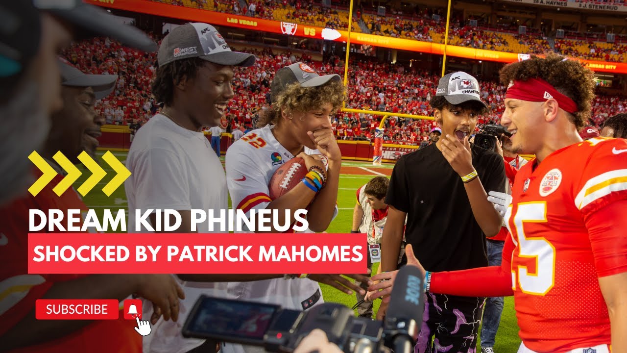Dream Kid Phineus Shocked By Patrick Mahomes