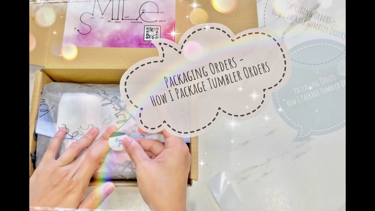 Packaging Orders | How I Package Tumbler Orders? Small Business & Packaging