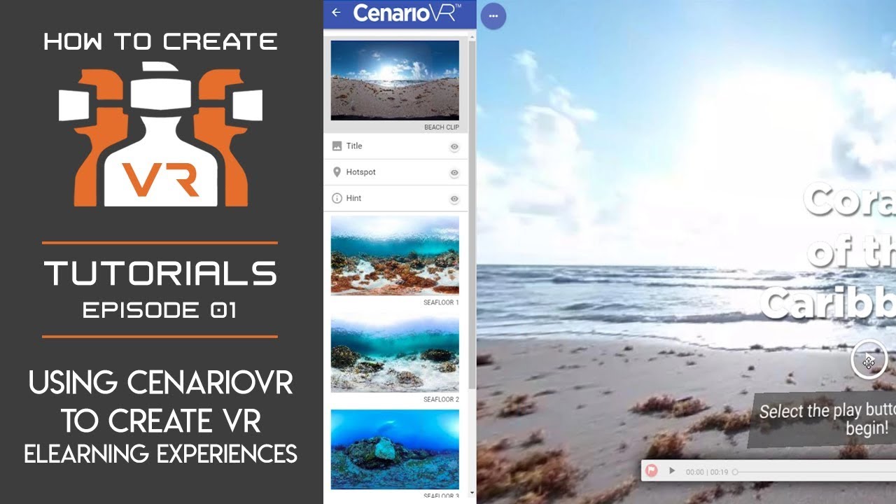 Tutorial | E1 | Using CenarioVR to Create VR eLearning Experiences