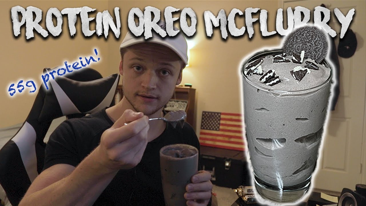 Anabolic Oreo McFlurry Review | Exercise4CheatMeals Protein Ice Cream Recipe