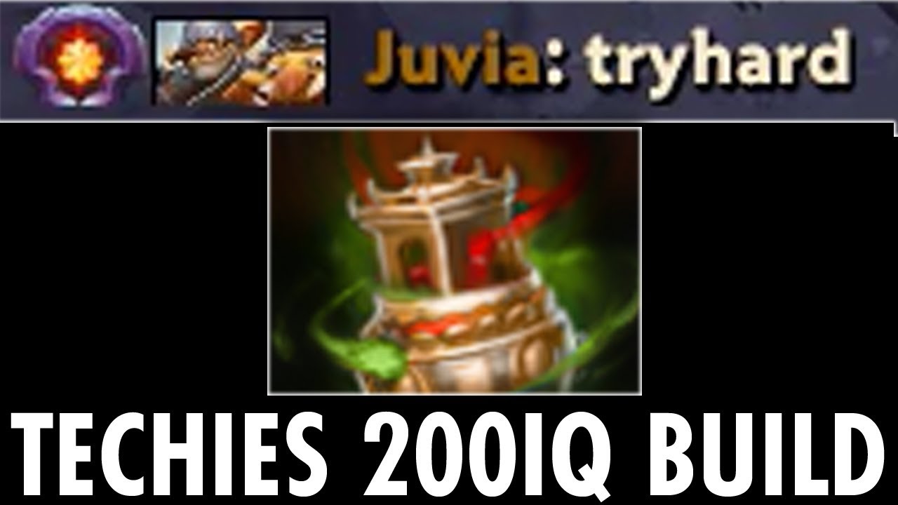 WTF 200IQ SPIRIT VESSEL TECHIES BY MASTER TIER TECHIES SPAMMER FULL GAMEPLAY | TECHIES OFFICIAL