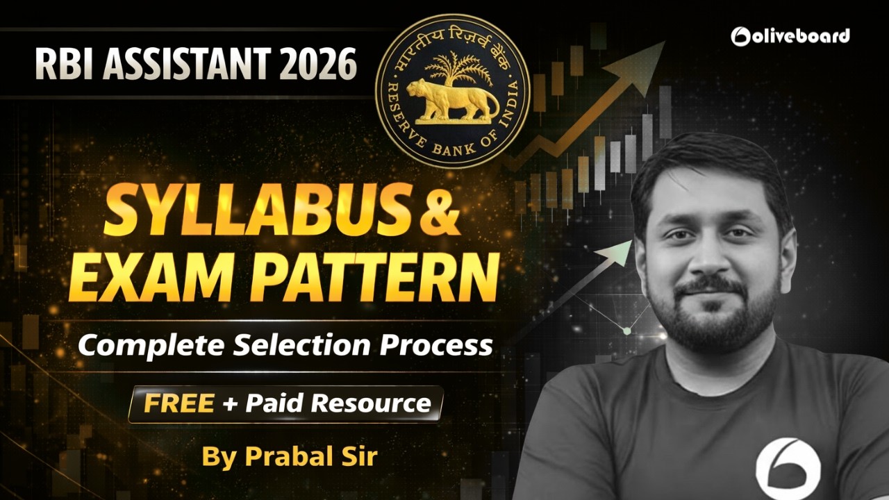 RBI Assistant Syllabus 2026 |  RBI Assistant Exam Pattern 2026 | FREE + PAID Resources | Olivebaord