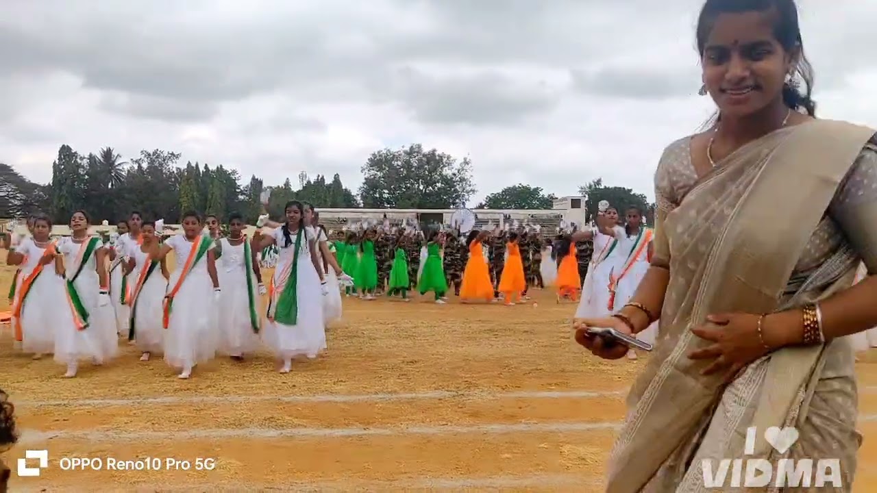 77th Republic day celebration GHPS DALAVAI Nanjanagud 