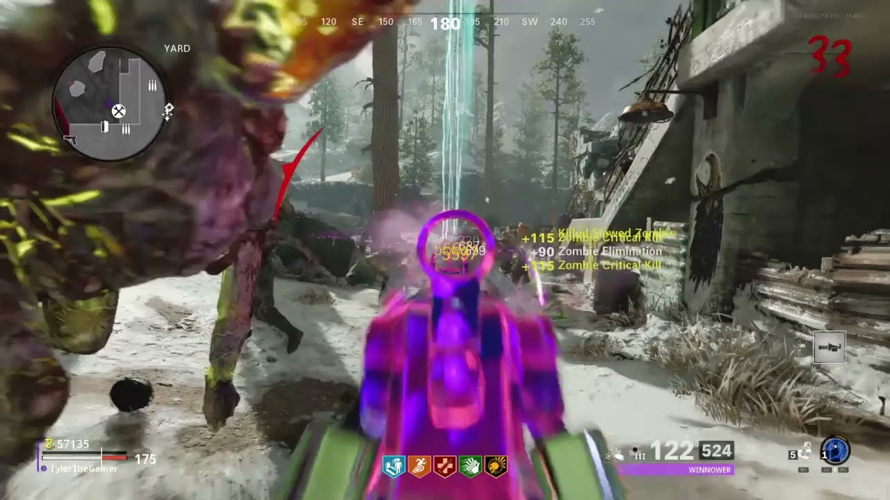 Strange Purple Beam In Die Machine Cold War