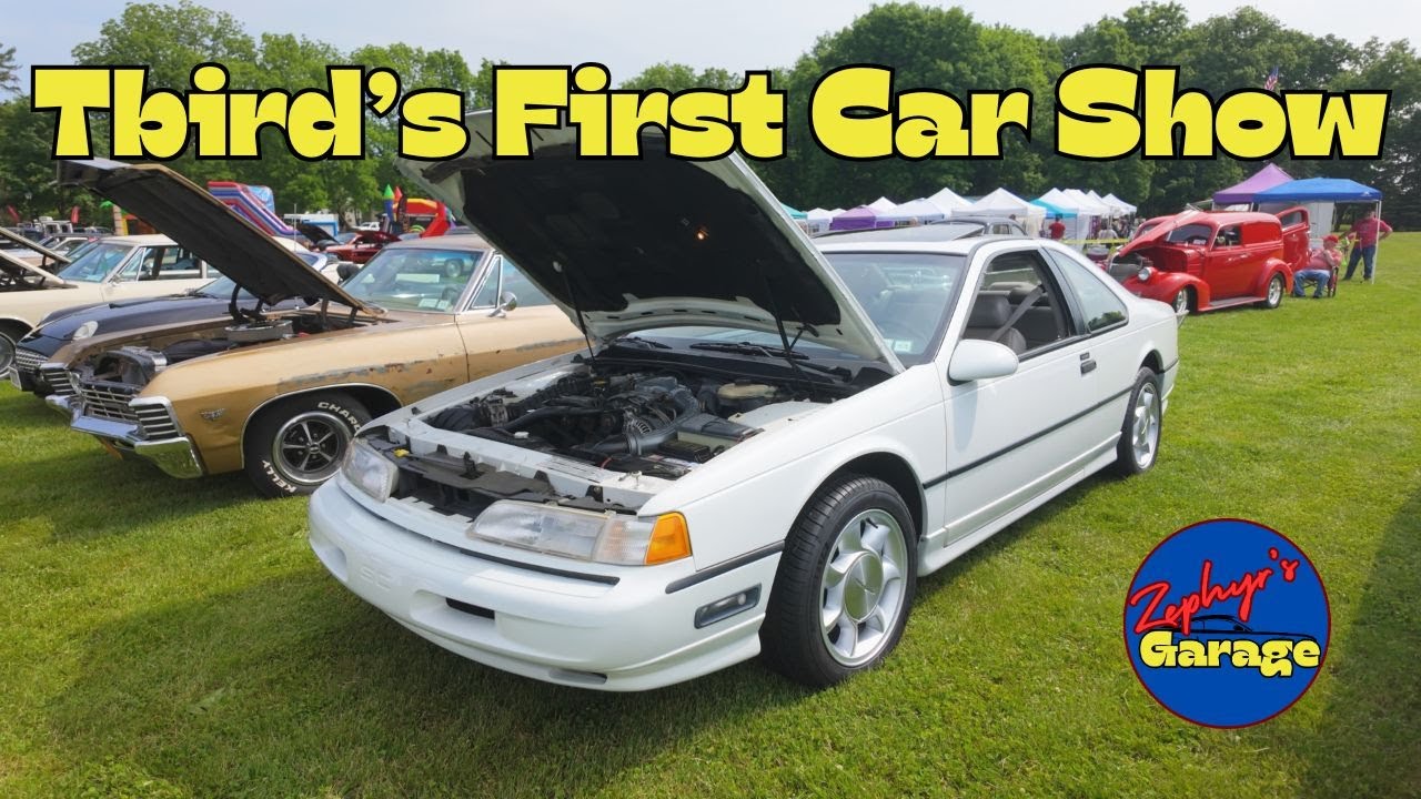 Our Thunderbird's First Car Show Adventure