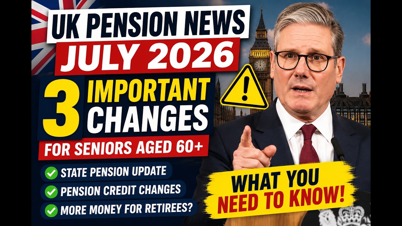 UK Pension News July 2026: 3 Important Changes for Seniors Aged 60+