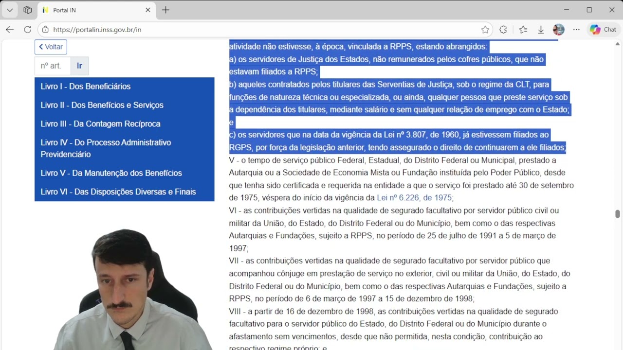 Tempo de Contribuição do Servidor ou Empregado Público no INSS