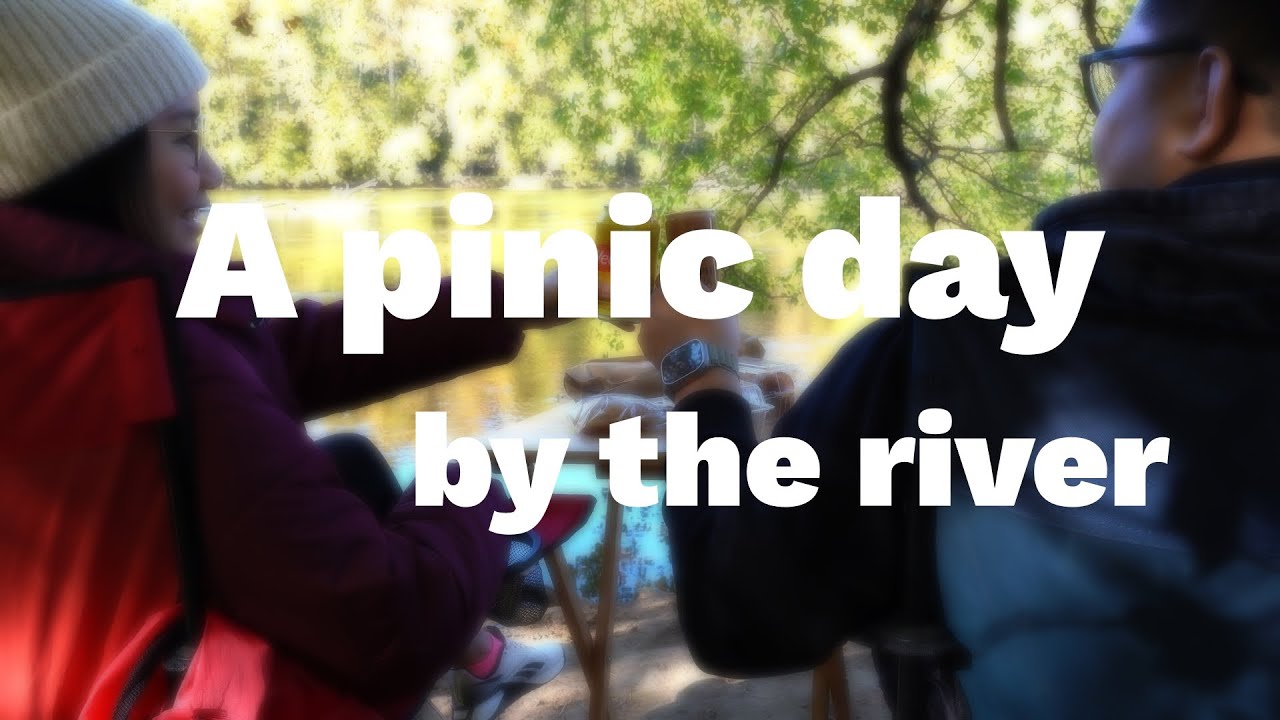 A Beautiful Day For A Picnic By The River In The Fall!