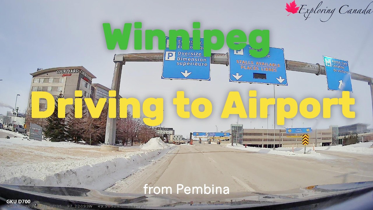 City drive across Winnipeg — from Pembina all the way to the Richardson International Airport