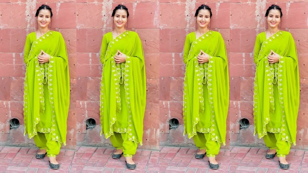 Latest Punjabi Suit Salwar Design 2021 | Latest salwar kameez design | Traditional punjabi suit