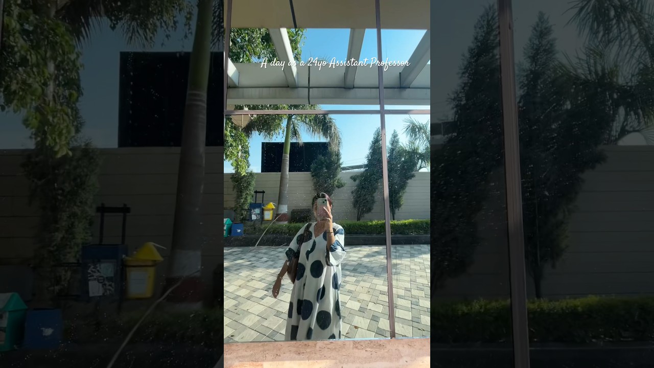 A day as a 24yo Assistant Professor 👩&zwj;🏫 💕#shorts #grwm #professor #adayinmylife