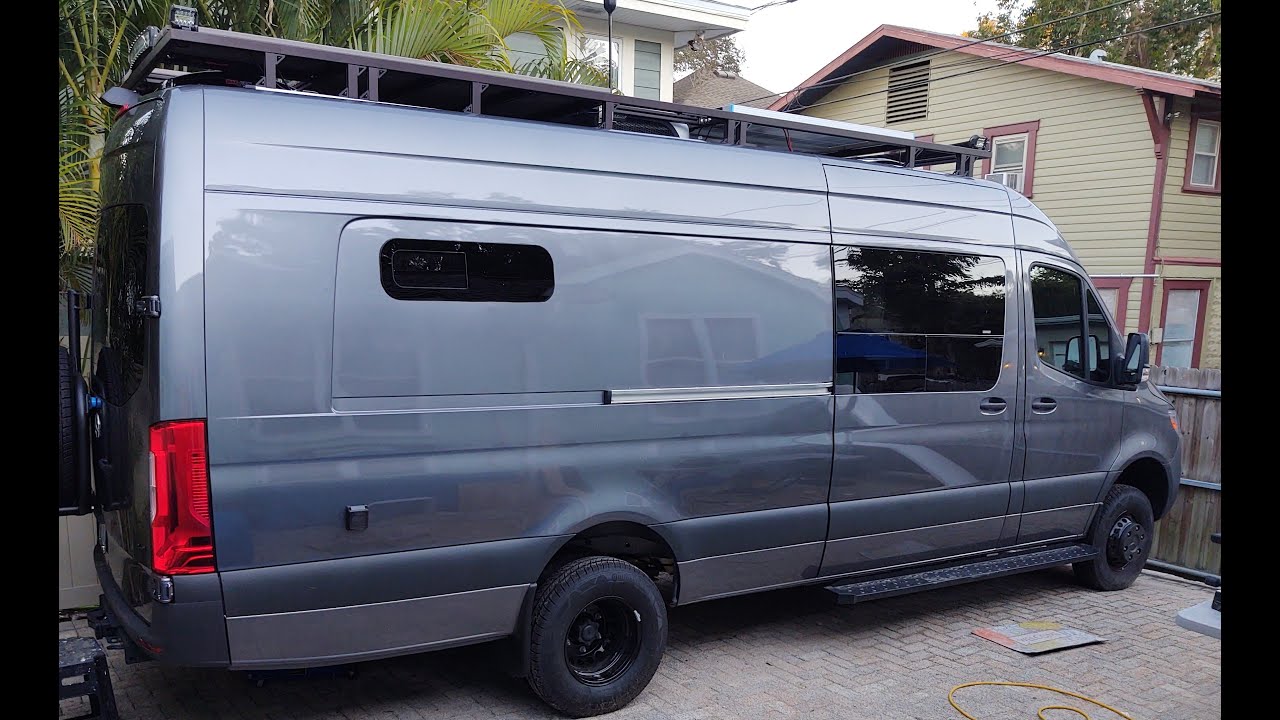 Mercedes Sprinter 3500 Ext 170 4x4 Luxury Van Build - Part 2