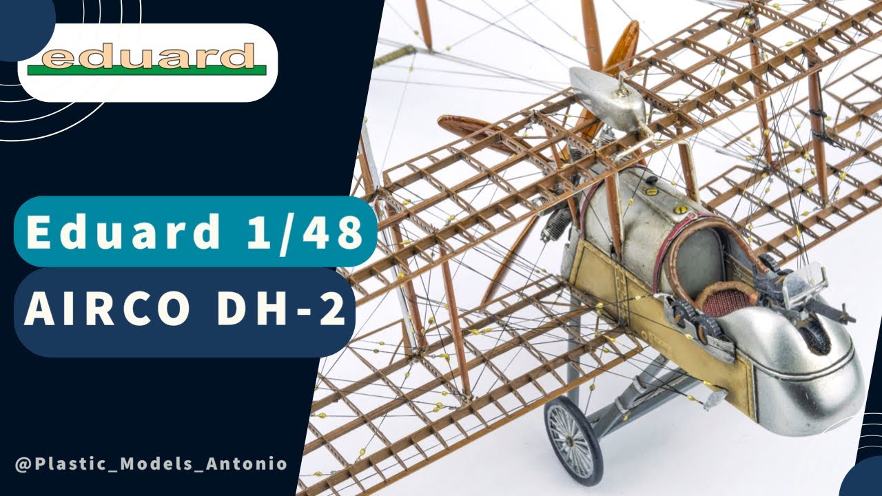 Eduard 1/48 Airco DH-2 (STRIPDOWN) - Full video build