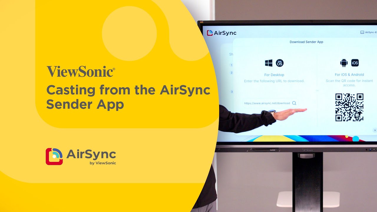 Casting from the AirSync Sender App