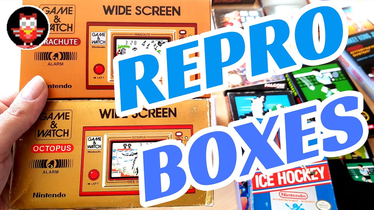 NES / Game & Watch REPRO Game Boxes Review