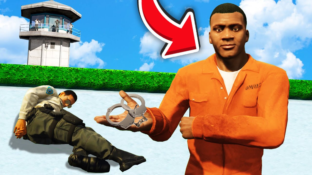הדרכים הכי מצחיקות למתוח סוהרים בכלא בGTA V!