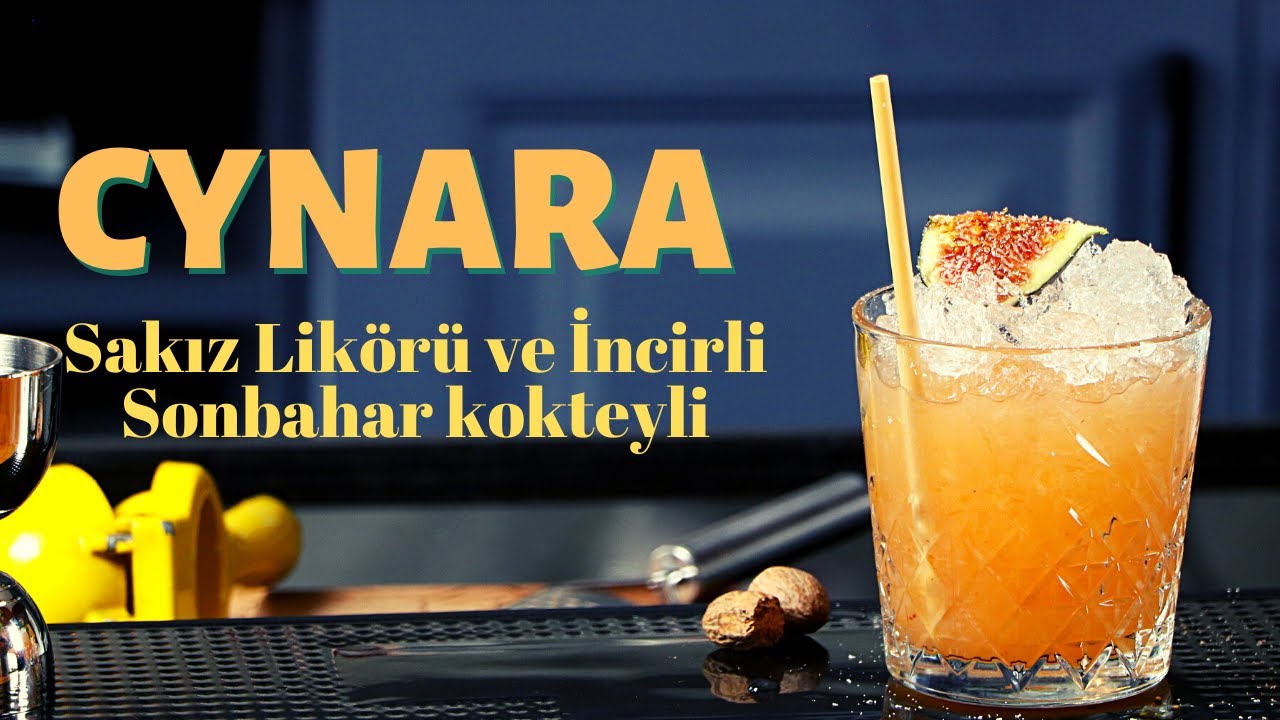 Sakız Likörü ve İncirli Sonbahar Kokteyli