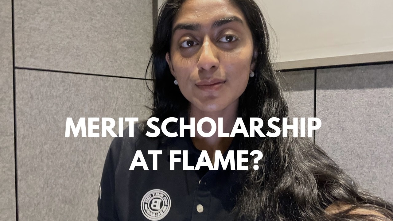 the reality of the FLAME merit scholarship