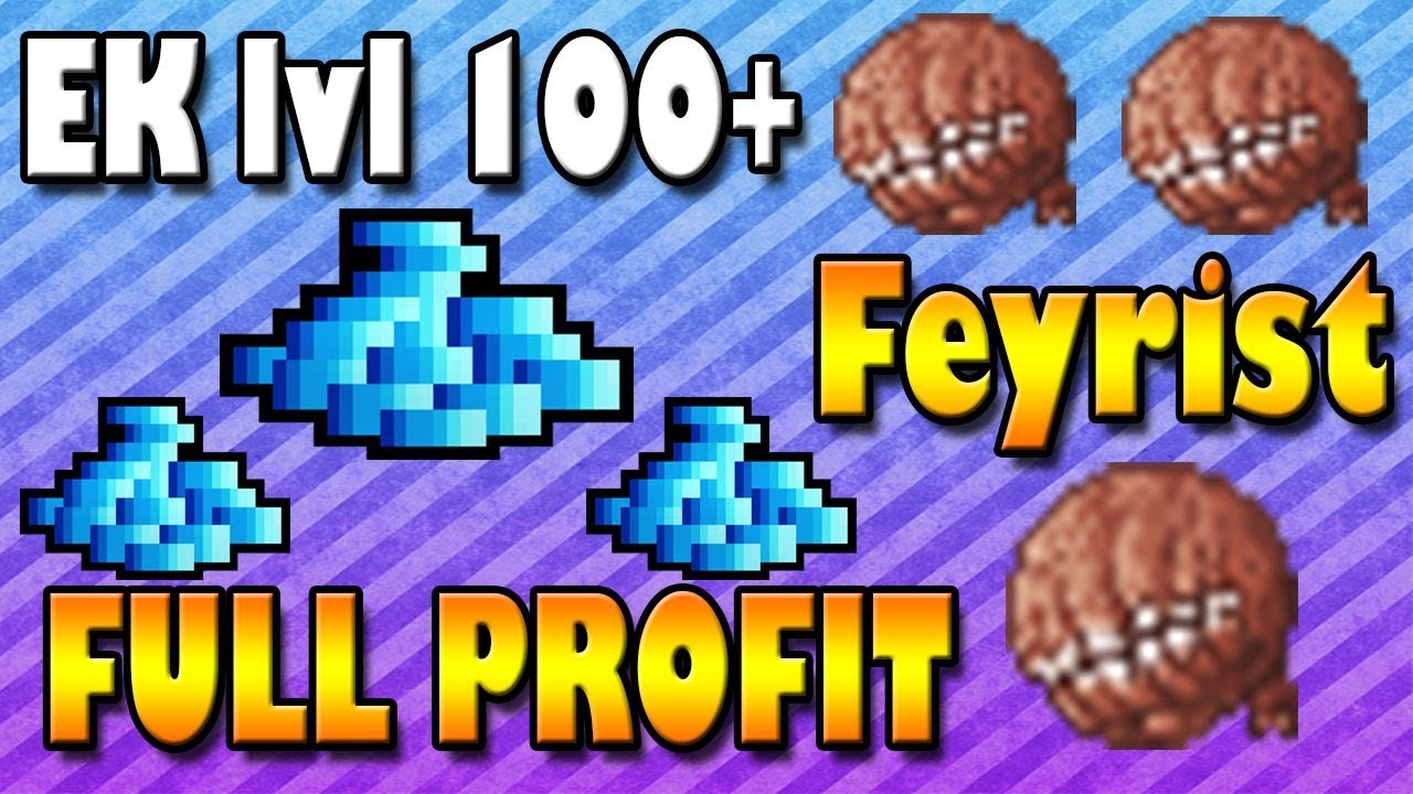 ZONA DE PROFIT || EK LVL 100+ || Feyrist || Tibia