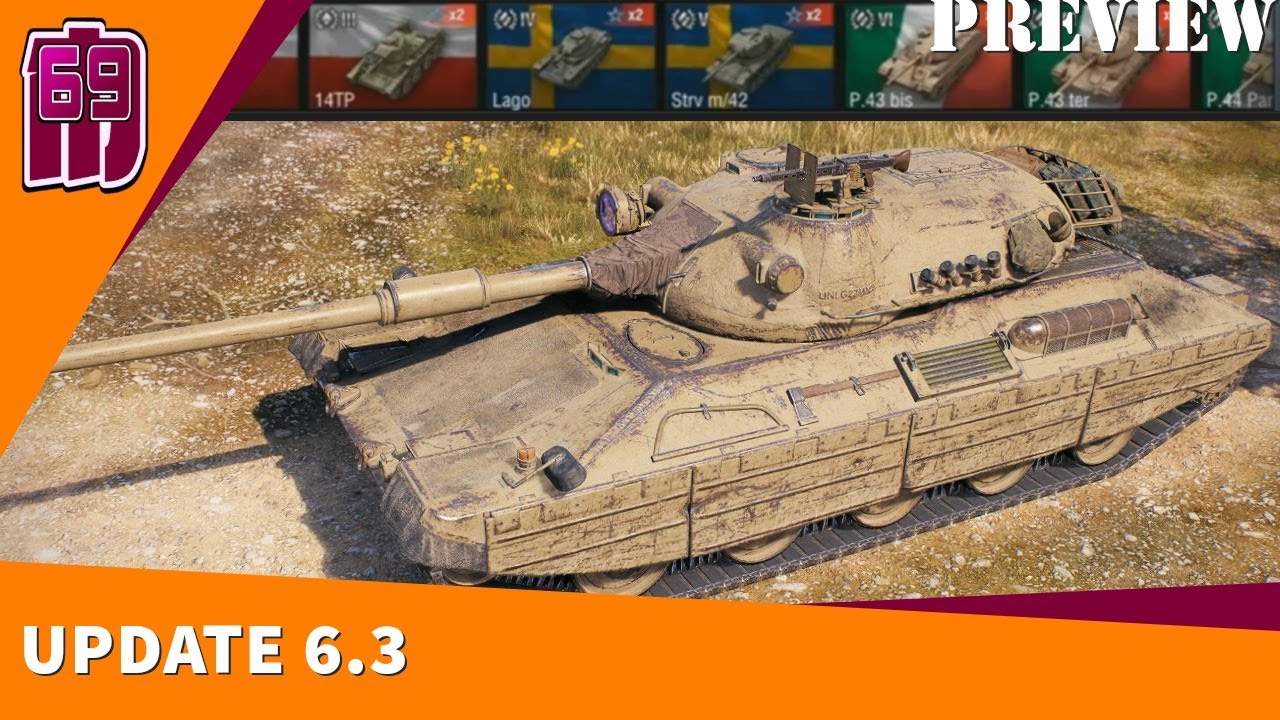UPDATE 6.3 PREVIEW | Pan European line + buffs | wot blitz