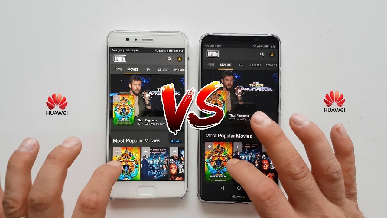 Huawei Mate 10 Pro vs. Huawei P10 Plus - Speed Test Ultimate