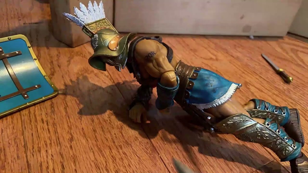 Gladiator fight Ancient Rome Action Figures Stop Motion Russell Crowe
