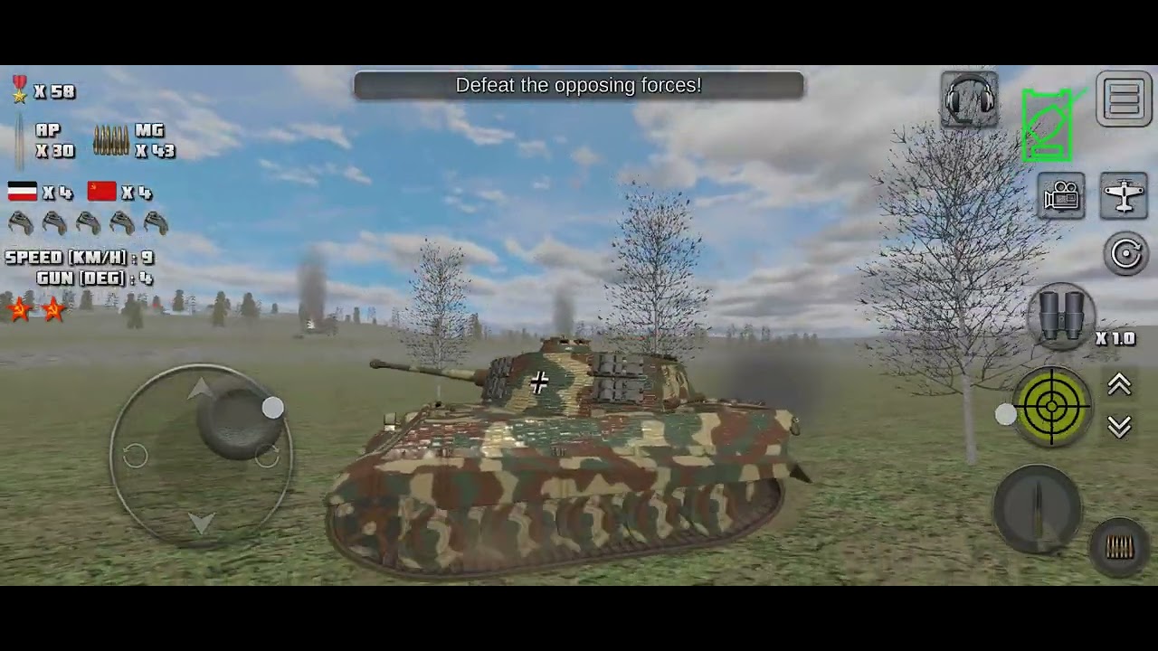 Attack ON TANK RUSH GAMEPLAY WITH TIGER 2 