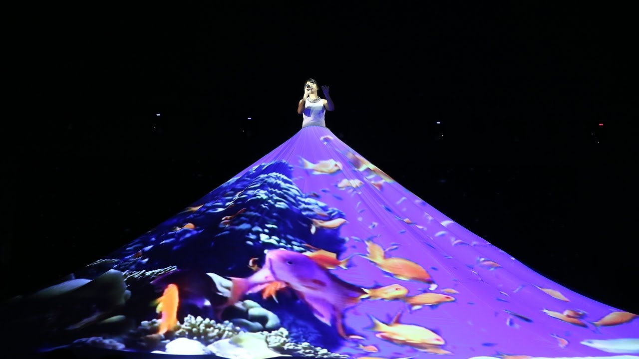 3D Projection Mapping on Dress For First Time on Hun Zindagi Chhun | Bhoomi Trivedi | Shyamal Saumil