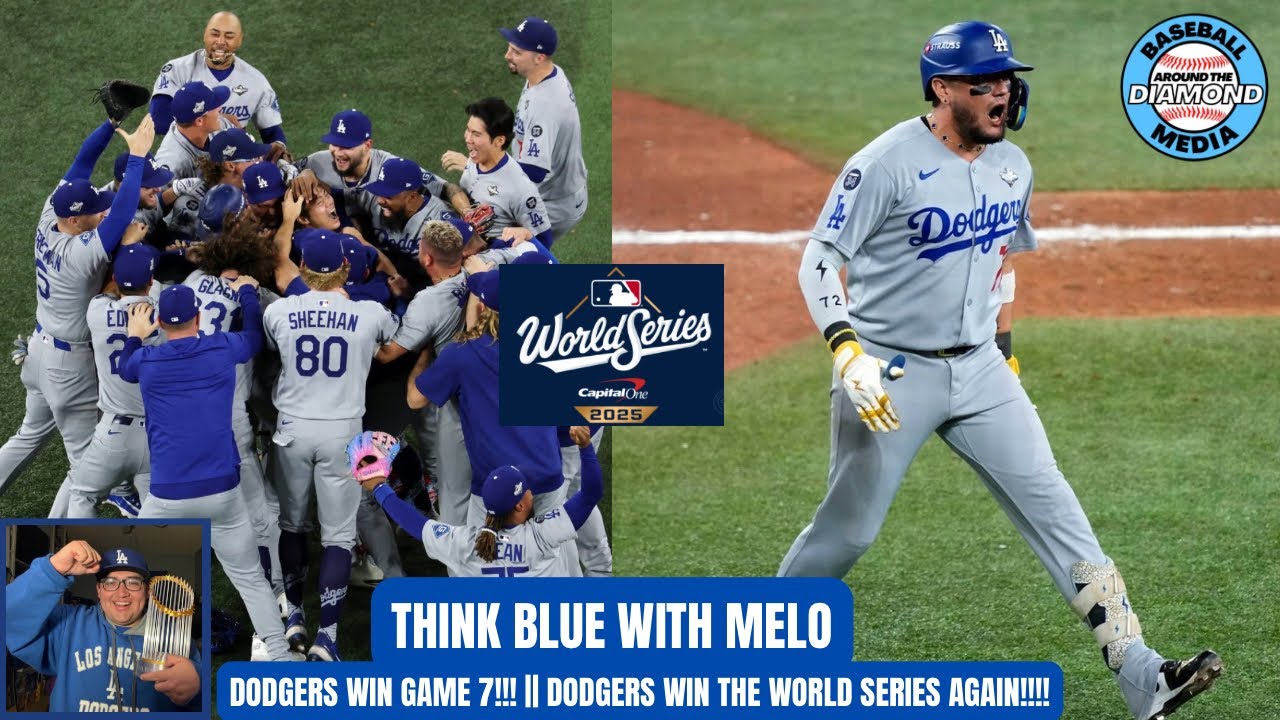 THINK BLUE WITH MELO || DODGERS WIN WORLD SERES!!! 