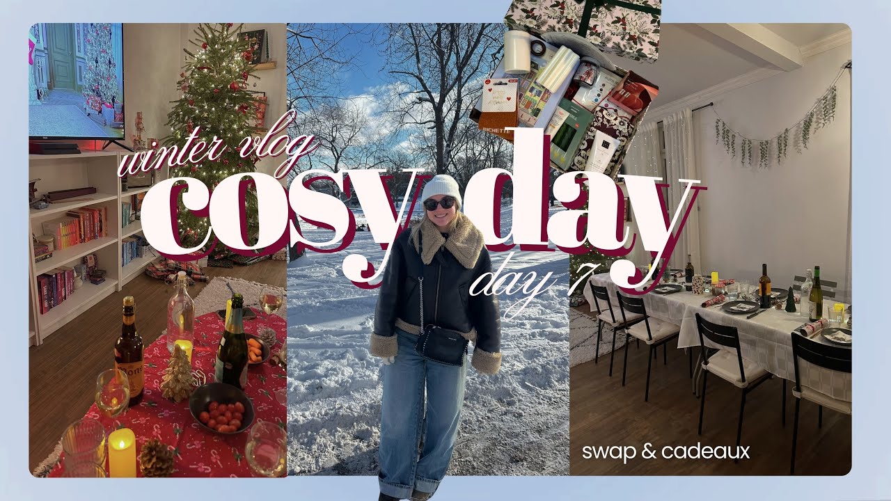 Journée d’hiver cosy ❄️☕ | tenues de fêtes, nouvelle machine à café & swap | VLOGMAS 7