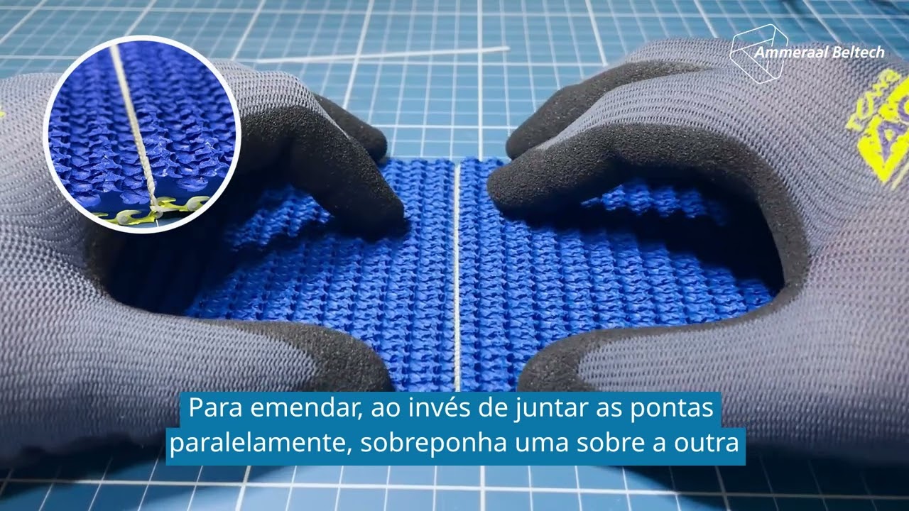 Processo de emenda da correia ZipLink®- versão BR (3/3) | Ammeraal Beltech